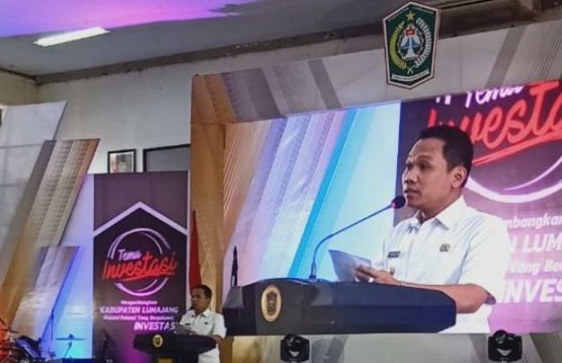 Foto: Bupati Lumajang saat menyampaikan pemaparannya 