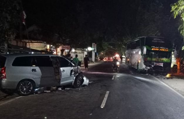Foto: TKP Laka Lantas di Sumenep