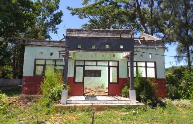 Foto: Gedung Perpustakaan SDN Rambaan Sumber Sudah 1 tahun lebih Rusak