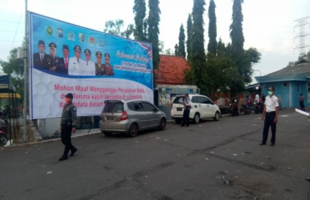 Foto : Posko sub 1 di Jembatan Timbang Jrengik Sampang