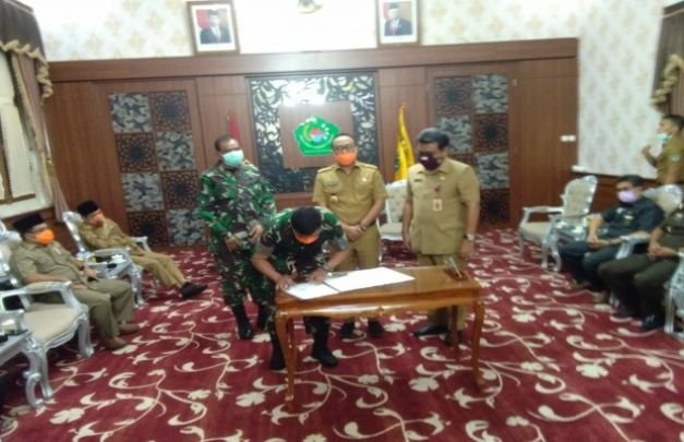 Foto: Acara Penutupan TMMD Ke 107 tahun 2020 di Dalam Peringgitan