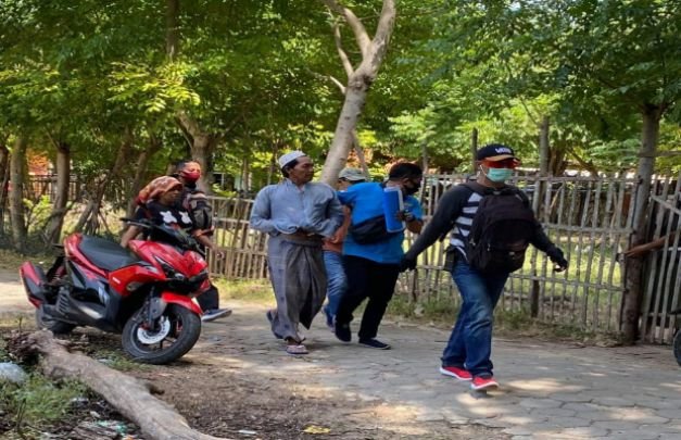 Foto : Pelaku pemerkosaan pakai kopyah digelandang Satreskrim Polres Sampang