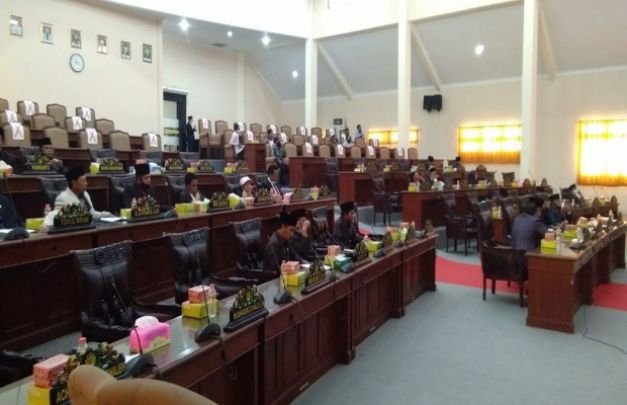 Foto : Rapat Paripurna di Aula DPRD Sampang