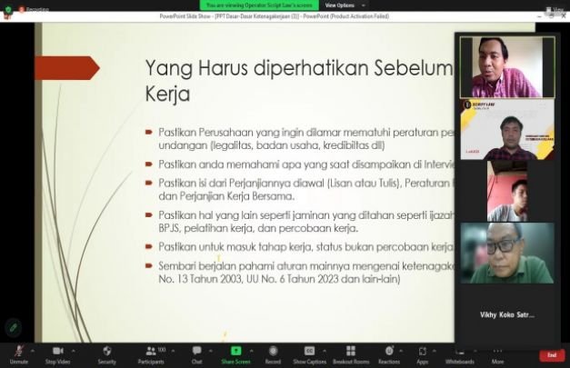 Foto: screenshot webinar 
