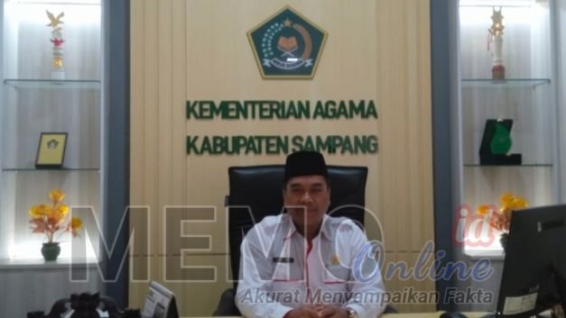 Foto : Kepala Kemenag Sampang, Abdul Wafi 
