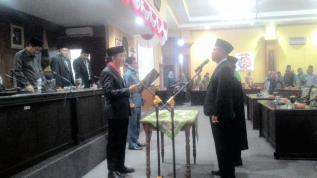 Foto: Pelantika PAW Politisi PAN di DPRD Sumenep