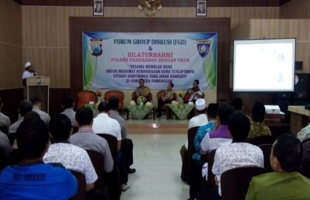 Foto saat di Gedung Bhayangkara Mapolres Pamekasan