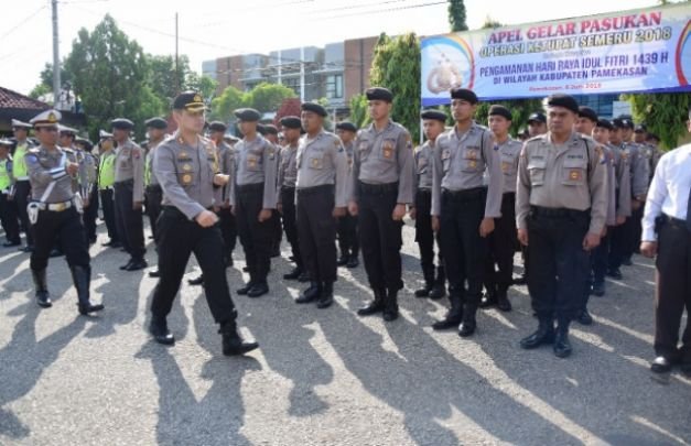 Foto: Saat Berlangsungnya Apel Gelar Pasukan Operasi Ketupat Semeru 2018