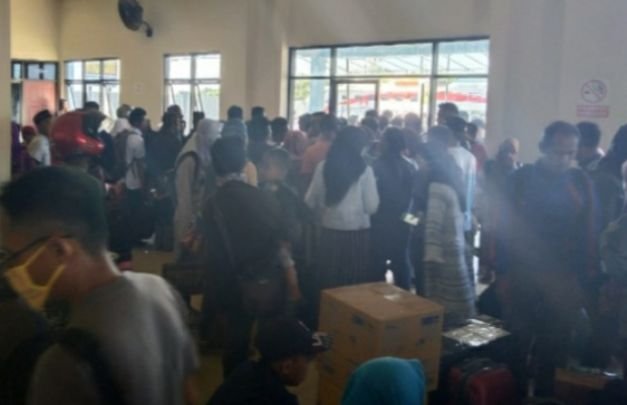 Foto: situasi penumpang kapal mudik gratis di pelabuhan Kalianget