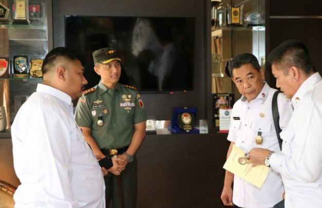 Foto: Tim Setjen Wantannas saat melakukan kunjungan ke Kodim 0816/Sidoarjo