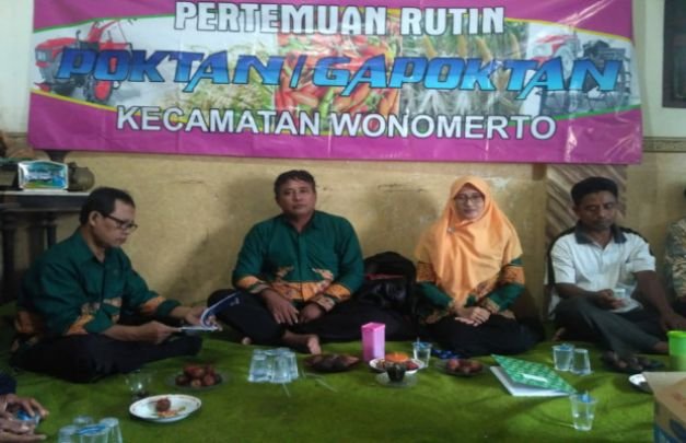 Foto  :  Pertemuan Rutin Gapoktan Kec. Wonomerto