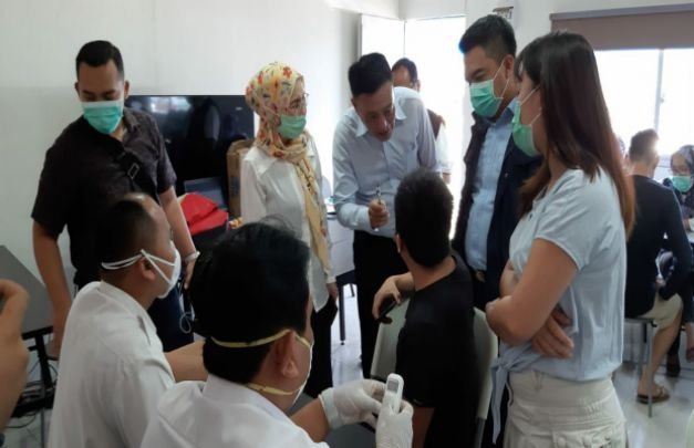 Foto : Pemeriksaan Kesehatan TKA