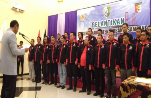 Foto : Pelantikan pengurus Perbakin Sampang di aula Hotel Panglima Sampang