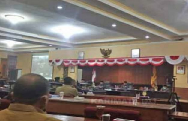 Foto: Suasana sidang paripurna lkpj Bupati tahun 2019