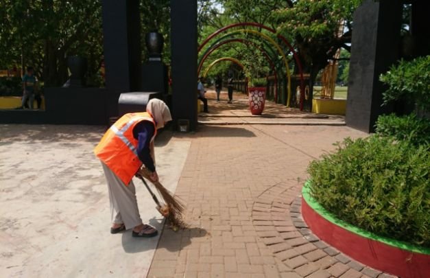 Foto : penerapan disiplin protokol kesehatan