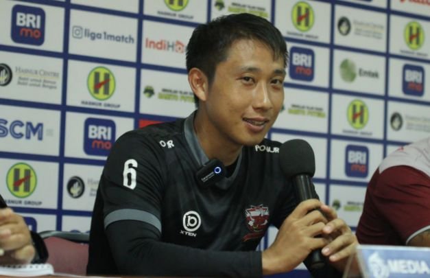 Foto: Lee Yoo Jun di sesi Pre Match PC