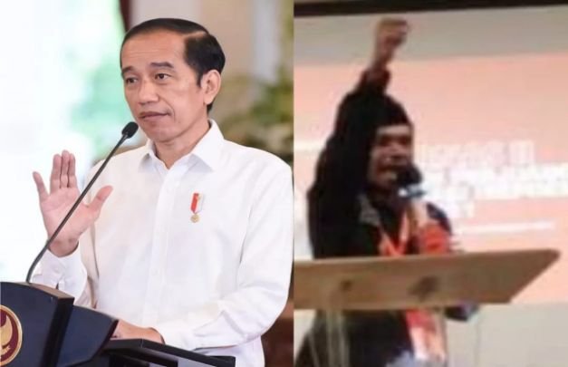 Foto: Presiden Jokowi dan Dominggus Yable 
