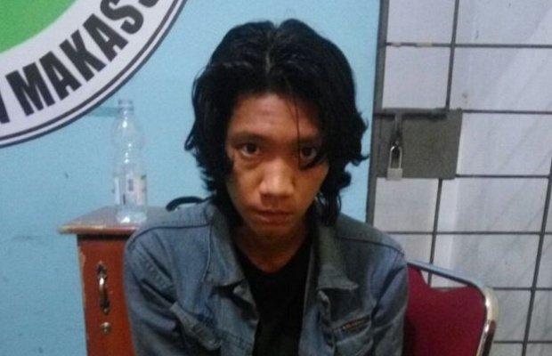 Foto: Aldi (21), pengedar tembakau gorilla