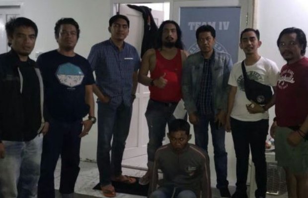 Foto: B Pelaku Penculikan anak yang ditangkap polisi usai tiduri korbannya empat hari empat malam