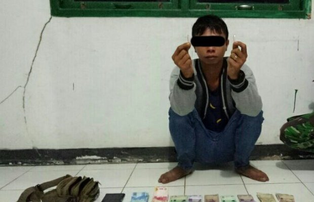 Foto: pemilik 51 paket sabu siap edar
