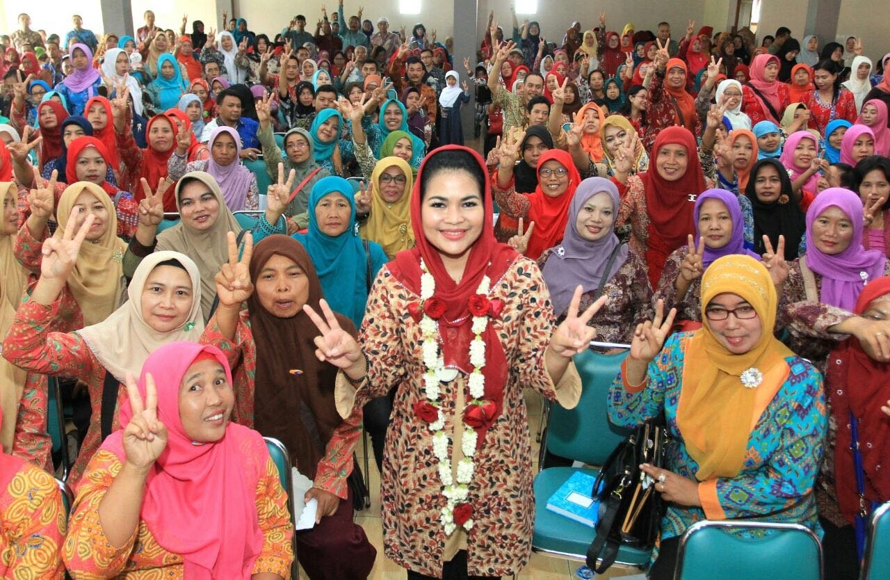 Foto: Puti Guntur Soekarno saat kampanye di Blitar