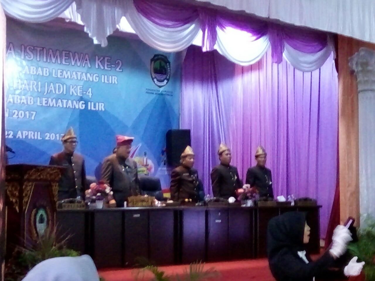 Foto: Rapat Paripurna Istimewa I di DPRD Pali