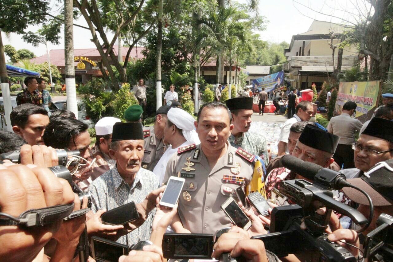 Foto: Kapolres Malang AKBP Yade Setiawan Ujung S.H S.Ik M.Si.