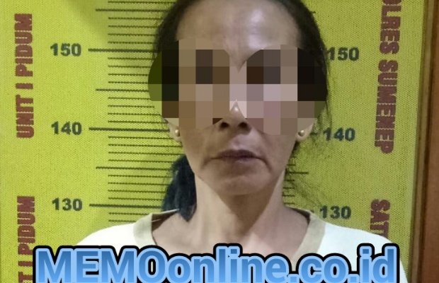 Foto: Wanita asal sumenep yang ditangkap polisi