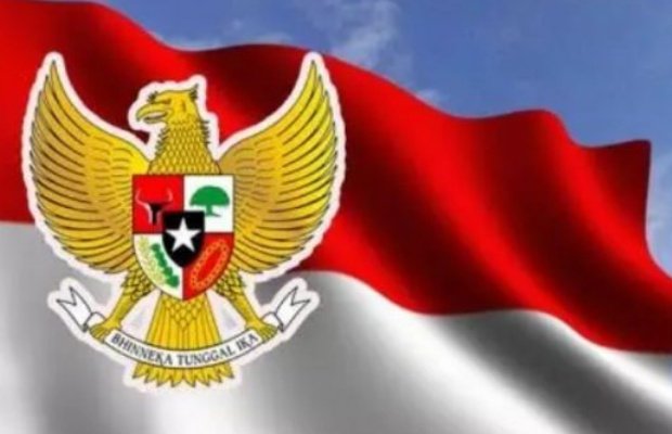 foto: ilustrasi bendera merah putih dan garuda pancasila