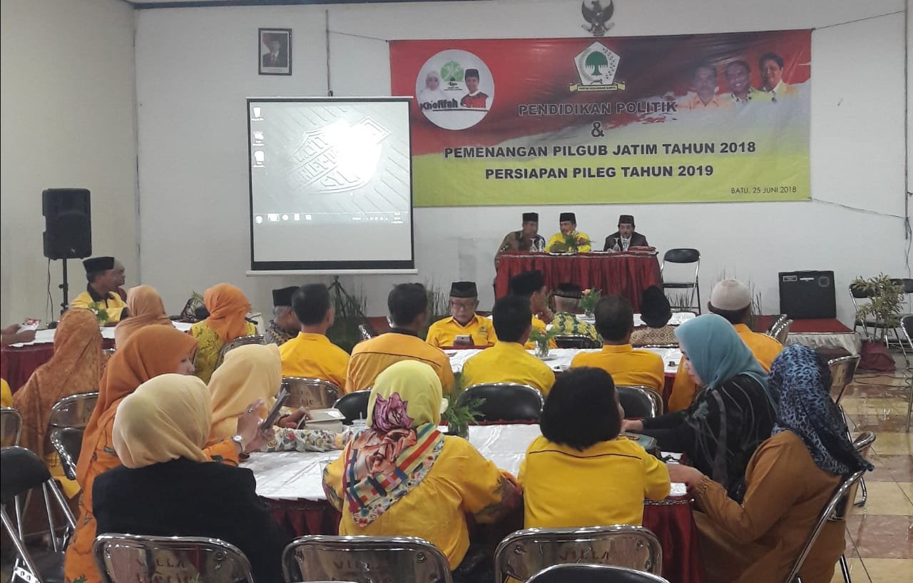 Foto: Suasana dalam ruangan yang digelar tertutup oleh Partai Golkar 