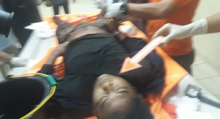 Foto: Begal motor usai ditembak polisi