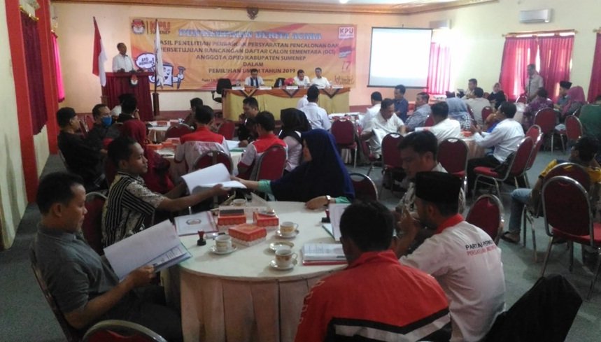 Foto: Penetapan DCS KPU Sumenep