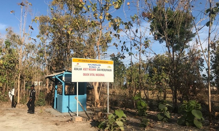Foto: Lahan Migas Saronggi yang disengketakan