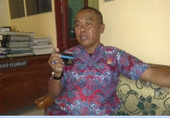 Foto:  Suherman, Ketua forum persatuan perangkat desa Indonesia (PPDI) Kabupaten Jember, Jawa Timur