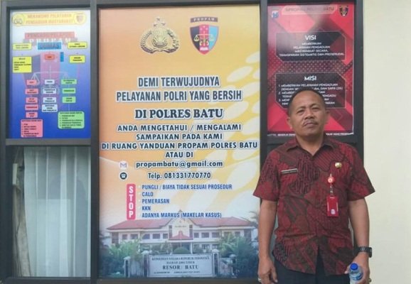 Foto: Bambang Iswondo, Kasi Pelayanan Kebersihan DLH Pemkot Batu