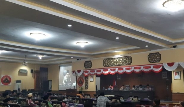 Foto: Suasana Sidang Paripurna di DPRD Sumenep