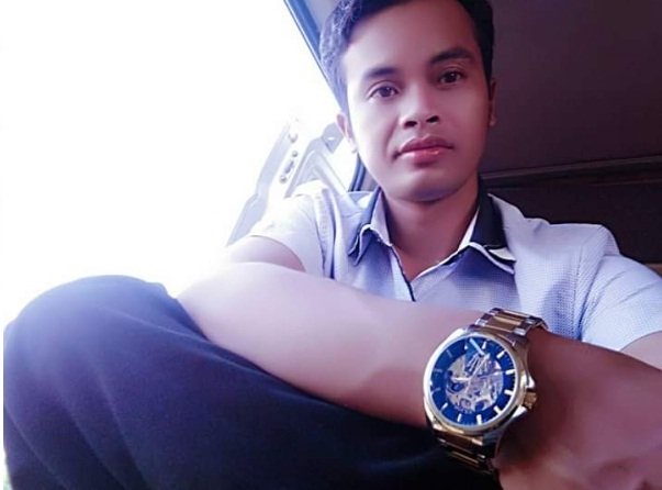 Foto: A Rofik,pelapor 6 oknum LSM LP-KPK yang ditangkap polisi di Sumenep