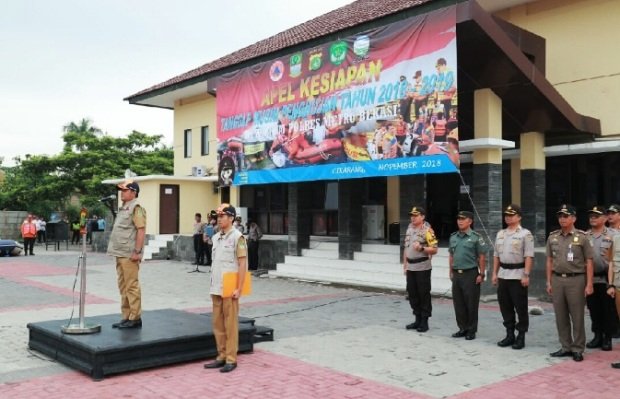 Foto: Apel Kesiapan Tanggap Musim Penghujan Tahun 2018/ 2019