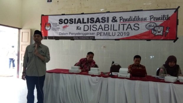 Foto: KPU Sampang saat Sosialisasi Penyelenggaraan Pemilu 2019 