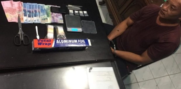 Foto: Moh Imam als Pecos Bin Jatim saat dikantor BNN Sumenep