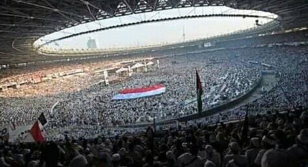 Foto: Suasana konser putih bersatu