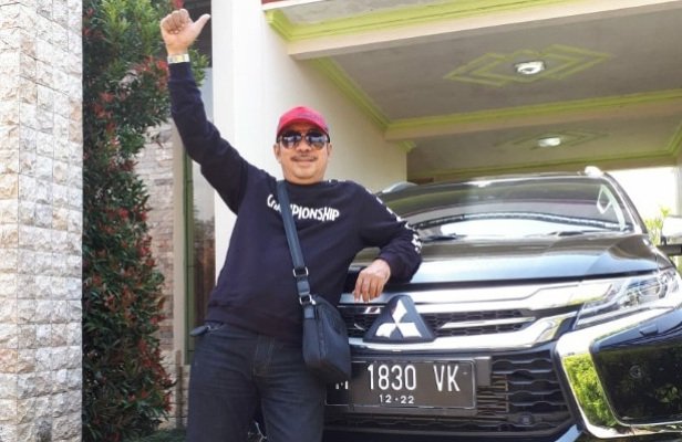 Foto: Miskun Legiyono, mantan Kepala Desa (Kades) Pangarangan dua priode.
