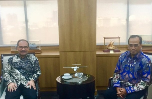 foto: Menhub RI, Budi Karya Sumadi, dan Firman Jaya Daeli
