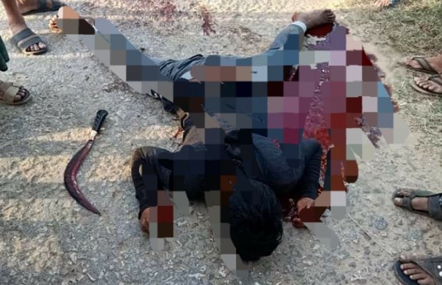 Foto: korban carok satu lawan d kepulauan kangean