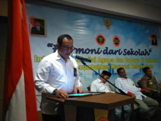 Foto:Kasubdit Pengamanan Lingkungan BNPT Kol. Czi. Rahmad Suhendre 