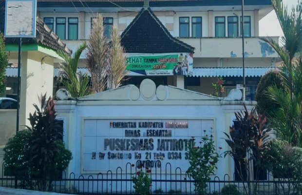 Foto: Puskesmas Jatiroto Lumajang nampak dari depan