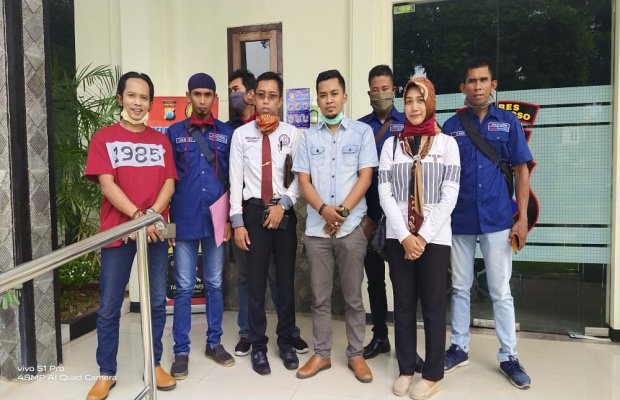 Foto: Arik Kurniawan yang Didampingi Kuasa Hukumnya
