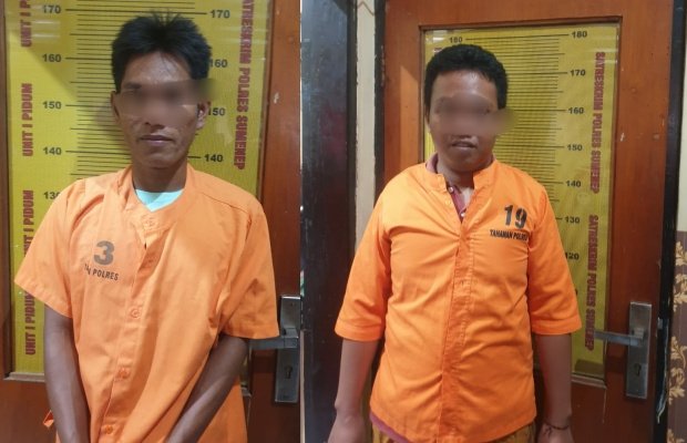 Foto: Tak berikutik, dua tersangka pencurian sapi di Mapolres Sumenep