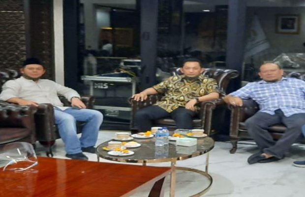 Foto : Listyo Sigit, dalam acara syukuran hari kelahiran anak Ketua DPD RI AA LaNyalla Mahmud Mattalitti,.di rumah dinasnya Jalan Denpasar Raya, Jakarta, Minggu (26/7/2020) lalu.