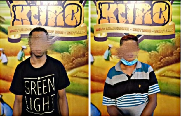 Foto: Tersangka 'KT' (kiri) - 'AH' (kanan)